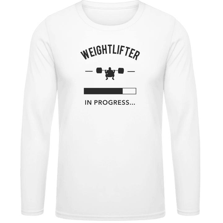 Weightlifter in Progress T-shirt à manches longues contain pic