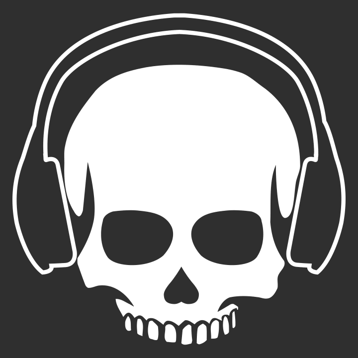 Skull with Headphone Stofftasche 0 image