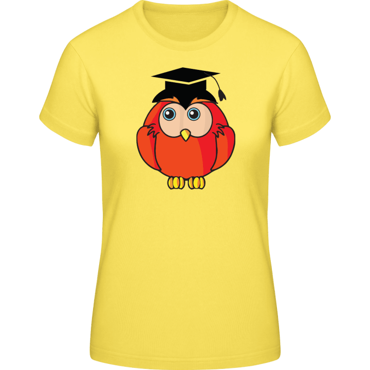 Academic Owl T-skjorte for kvinner contain pic