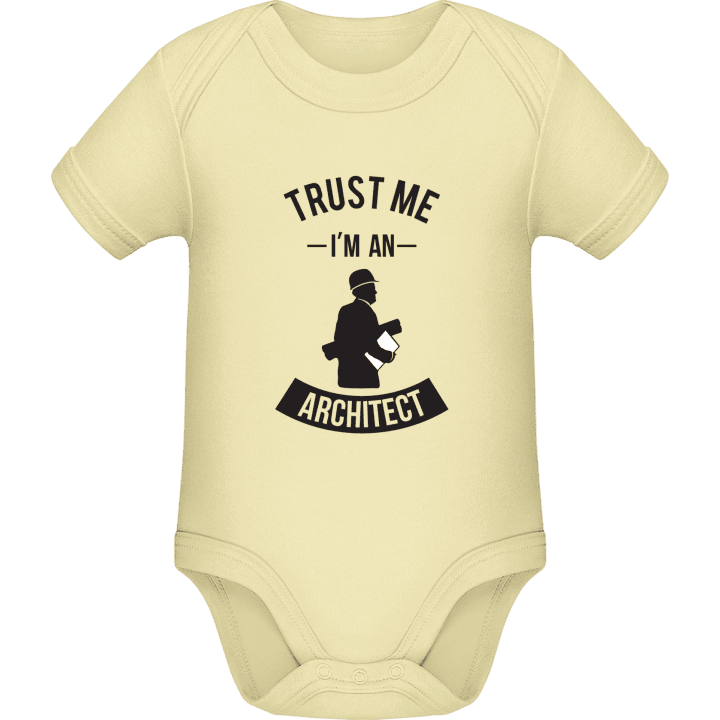Trust Me I'm An Architect Baby romper kostym contain pic