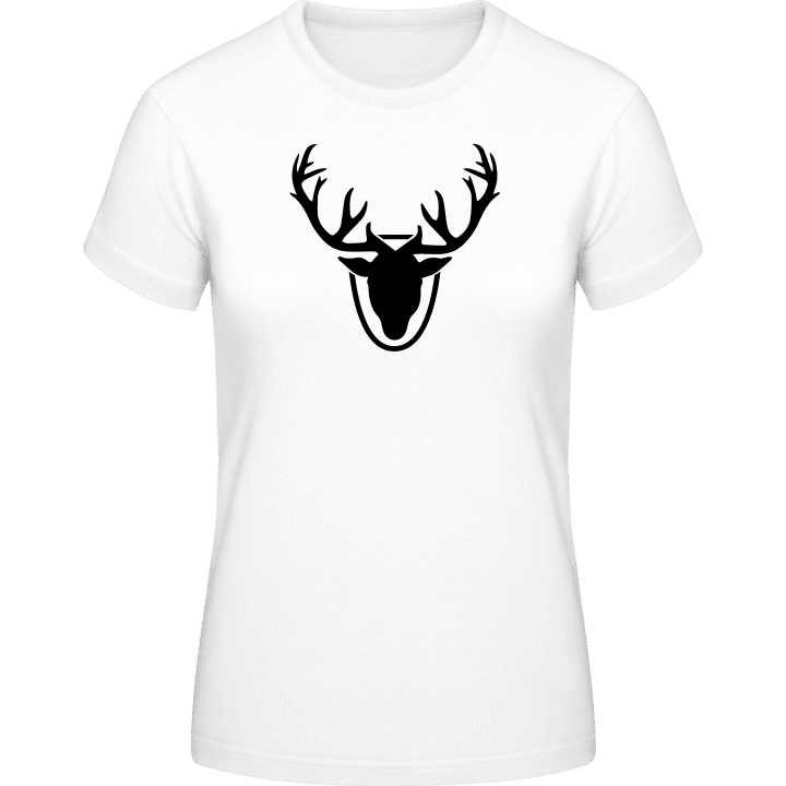 Antlers Trophy Silhouette Frauen T-Shirt 0 image