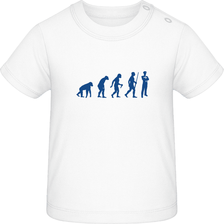 Policeman Evolution T-shirt för bebisar contain pic