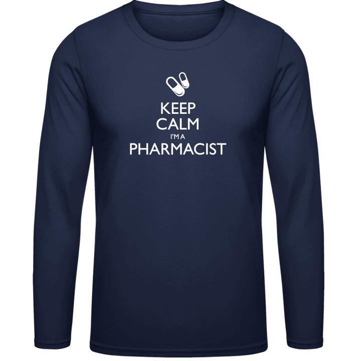 Keep Calm And Call A Pharmacist Camicia a maniche lunghe contain pic
