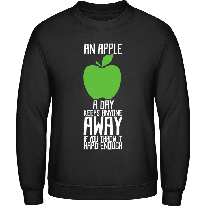 An Apple A Day Keeps Anyone Away Sweatshirt contain pic