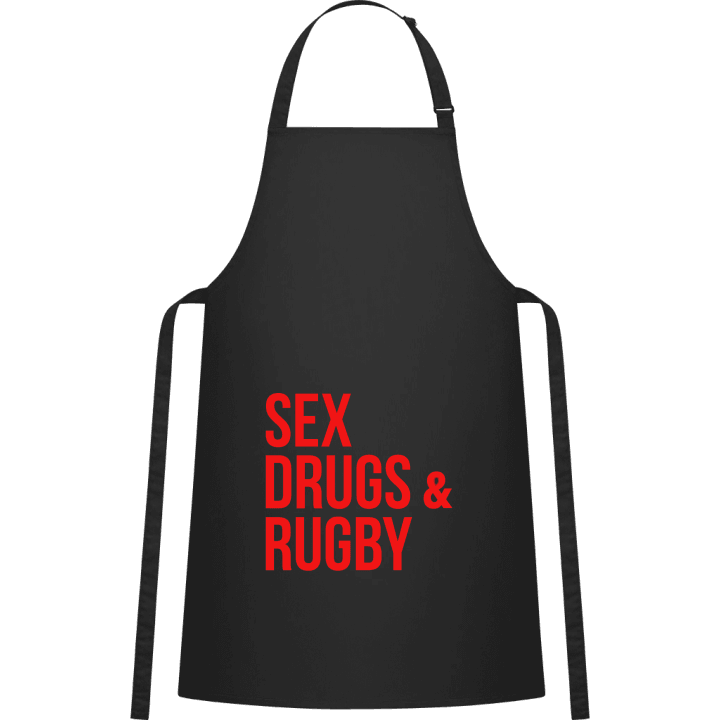 Sex Drugs Rugby Delantal de cocina contain pic