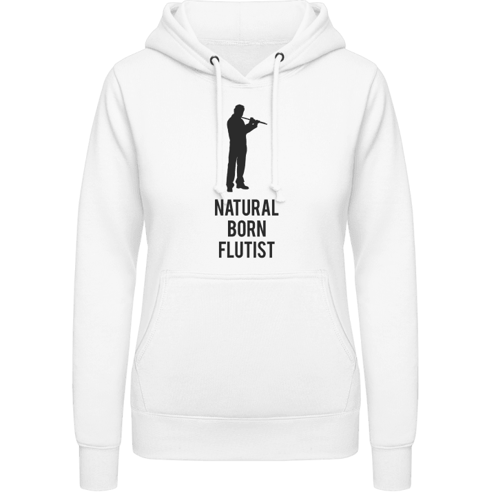 Natural Born Flutist Vrouwen Hoodie contain pic