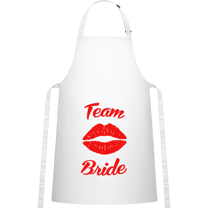 Team Bride Kiss Lips Tablier de cuisine contain pic