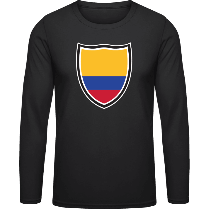 Colombia Flag Shield Camicia a maniche lunghe contain pic