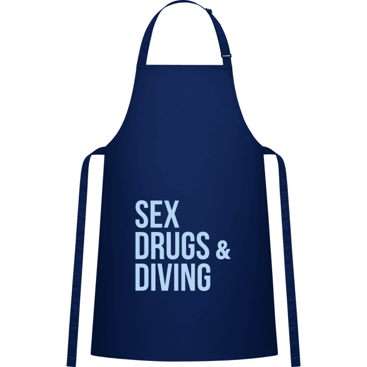 Sex Drugs and Diving Kitchen Apron contain pic