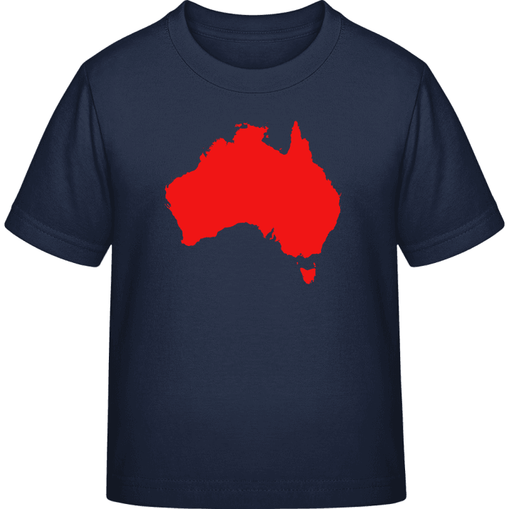 Australia Map T-shirt för barn contain pic
