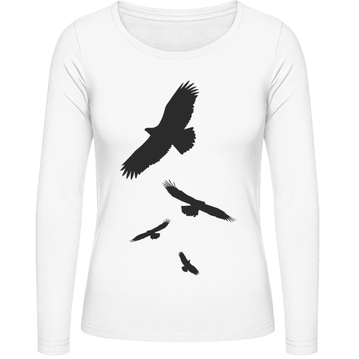 Crows In The Sky T-shirt à manches longues pour femmes 0 image