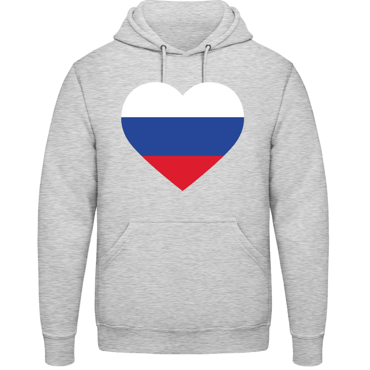 Russia Heart Flag Hoodie contain pic