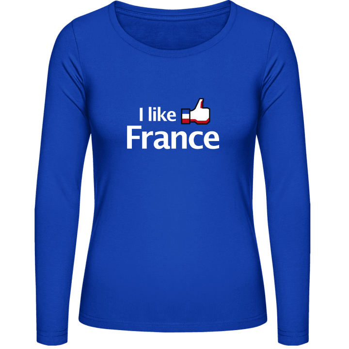 I Like France Vrouwen Lange Mouw Shirt contain pic