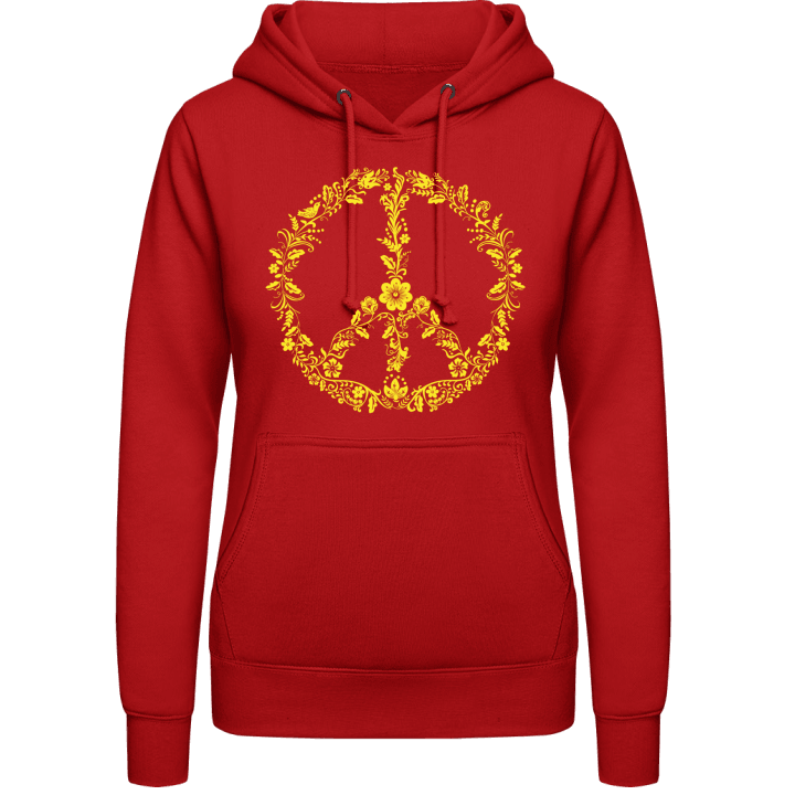 Peace Flowers Vrouwen Hoodie contain pic