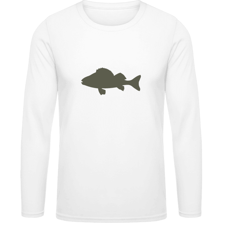 Perch Fish Silhouette Langermet skjorte 0 image