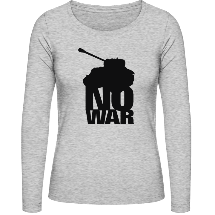 Tank No War Kvinnor långärmad skjorta contain pic