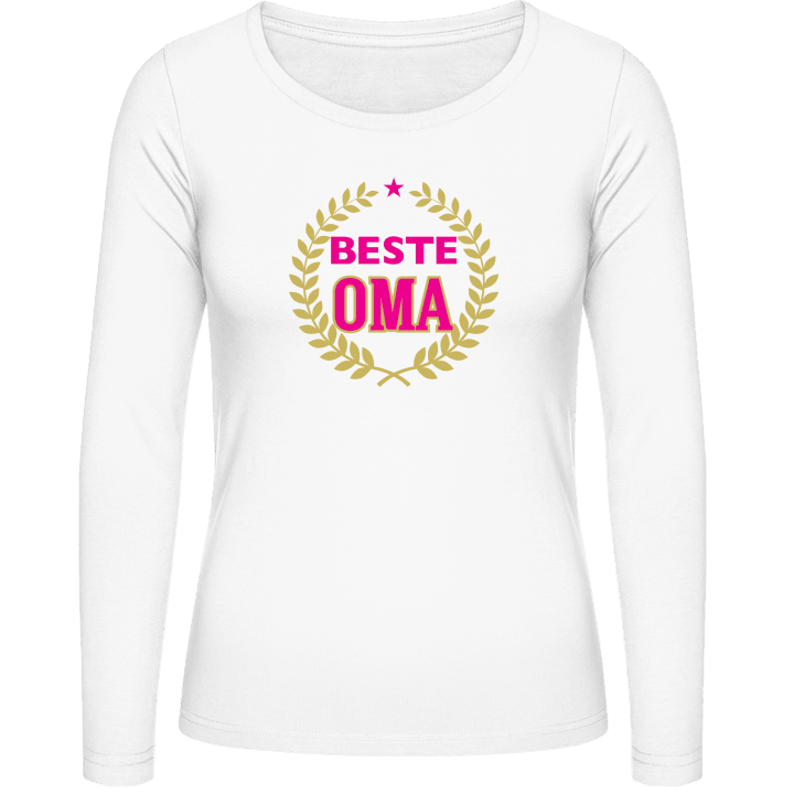 Beste Oma Logo T-shirt à manches longues pour femmes 0 image
