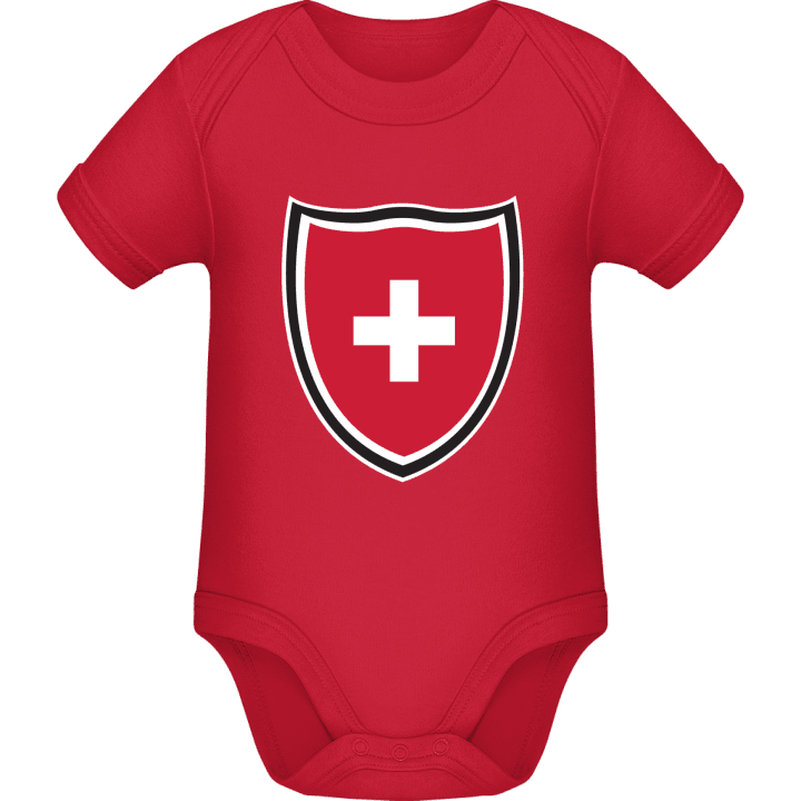 Switzerland Shield Flag Baby Rompertje contain pic