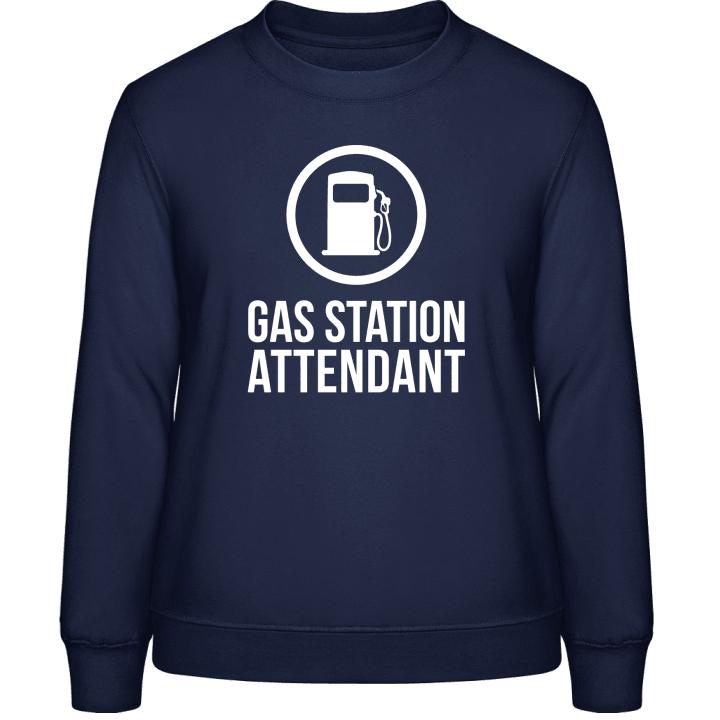 Gas Station Attendant Logo Sweat-shirt pour femme contain pic