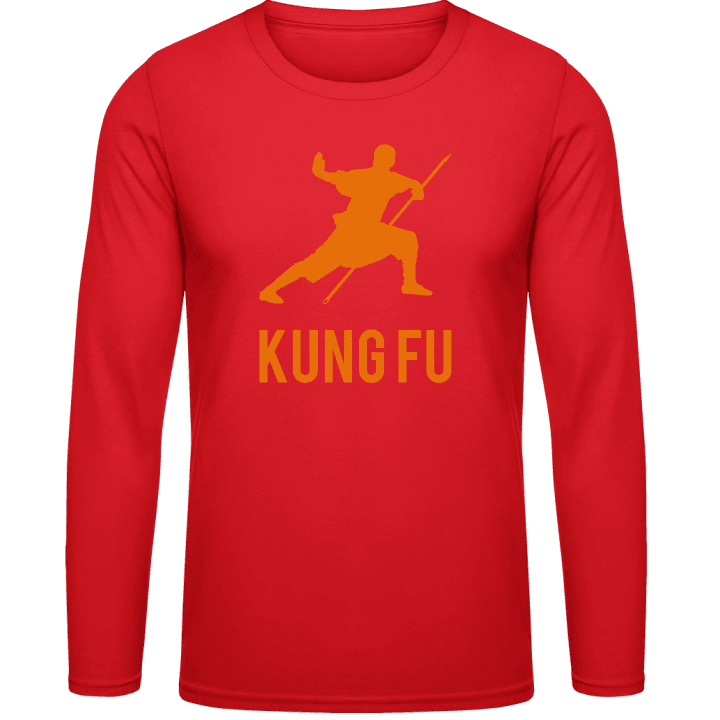 Kung Fu Fighter T-shirt à manches longues contain pic