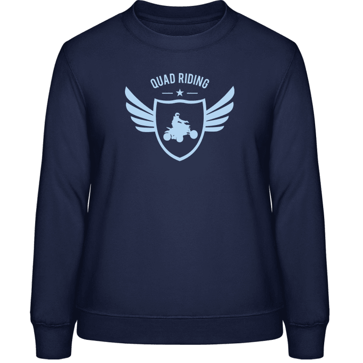 Quad Riding Winged Vrouwen Sweatshirt contain pic