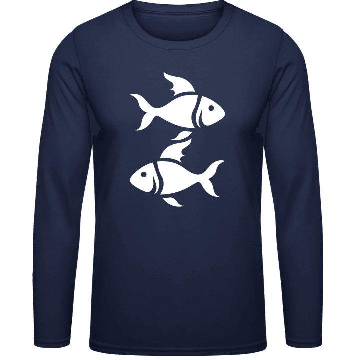 Fish Zodiac T-shirt à manches longues 0 image