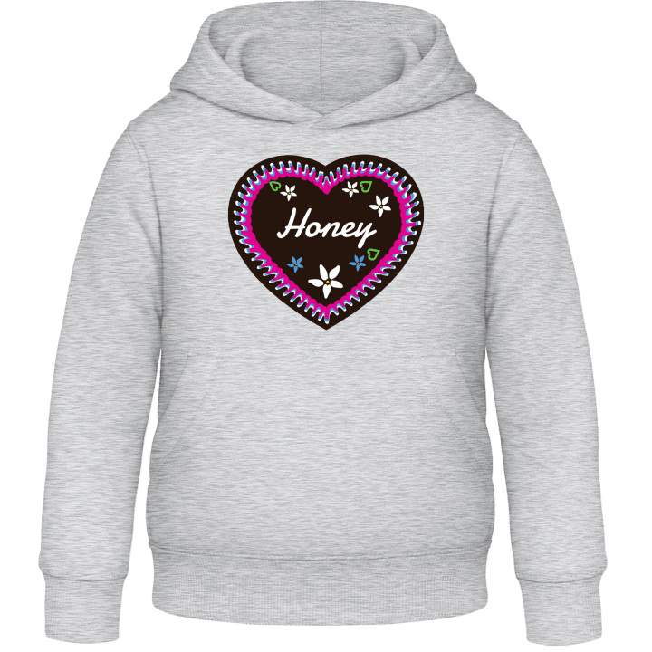Honey Gingerbread heart Kids Hoodie contain pic