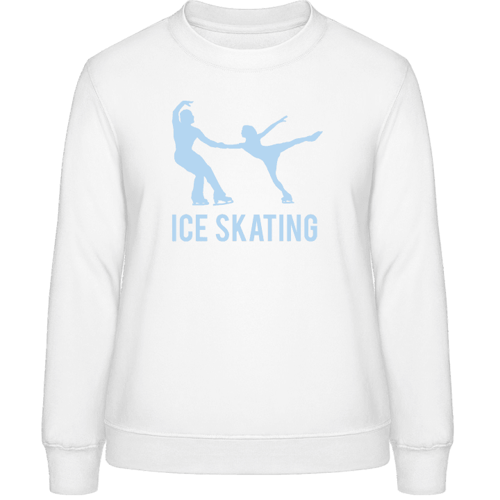 Ice Skating Silhouettes Frauen Sweatshirt contain pic