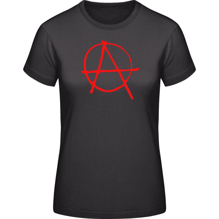 Anarchy Logo T-shirt för kvinnor contain pic