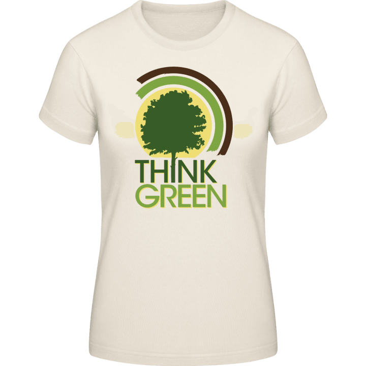 Think Green T-skjorte for kvinner contain pic