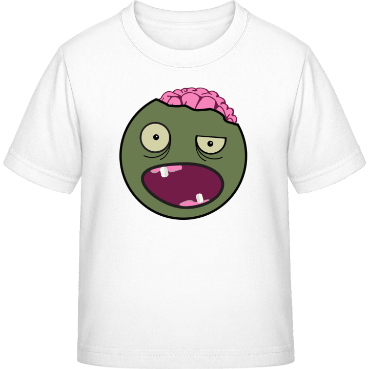 Zombie Brain Smiley Kinder T-Shirt 0 image