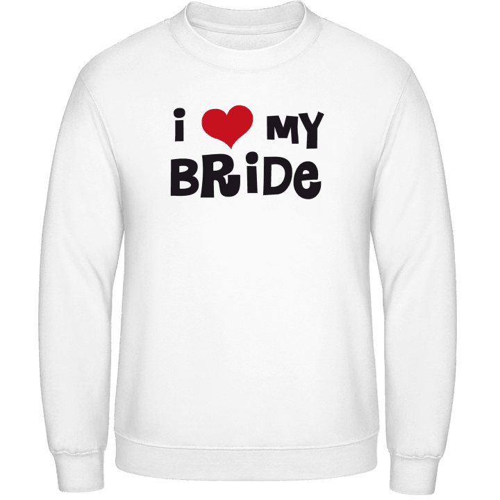 I Love My Bride Tröja contain pic