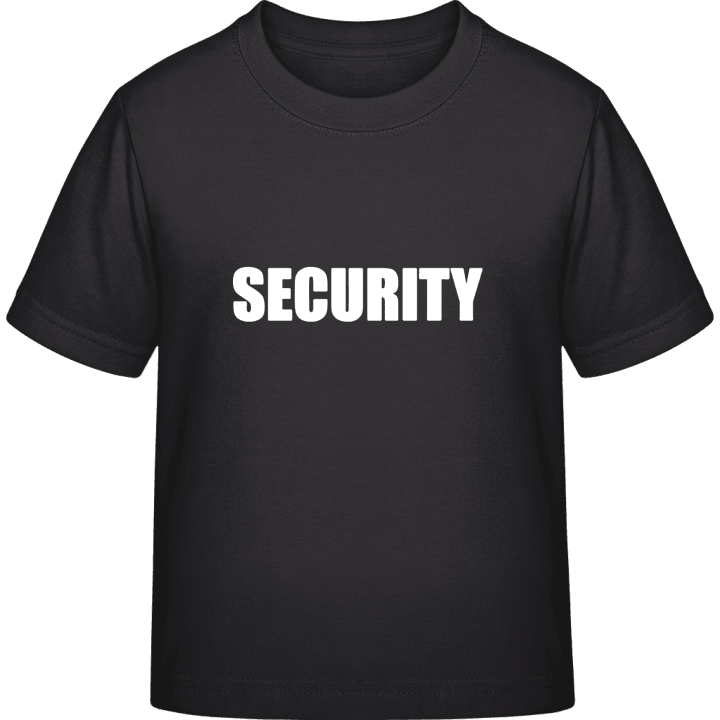 Security Vagt T-shirt för barn contain pic