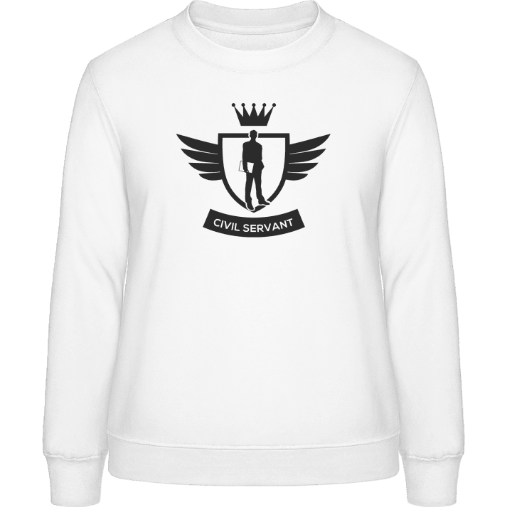 Civil Servant Coat Of Arms Winged Sweatshirt för kvinnor 0 image