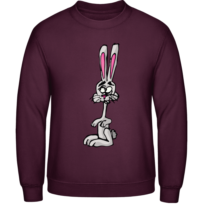 Grey Bunny Illustration Sweatshirt 0 image