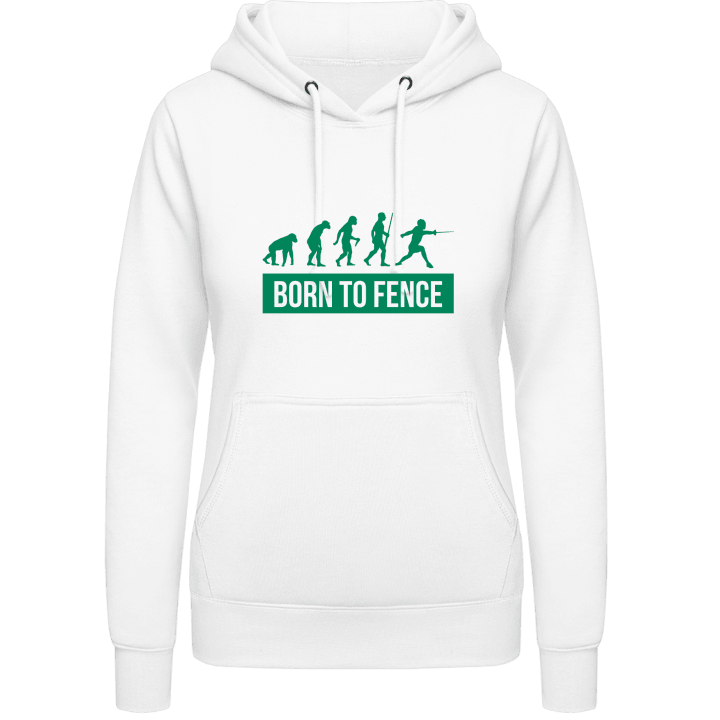 Born To Fence Vrouwen Hoodie contain pic