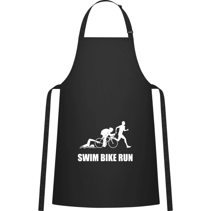 Swim Bike Run Kitchen Apron contain pic