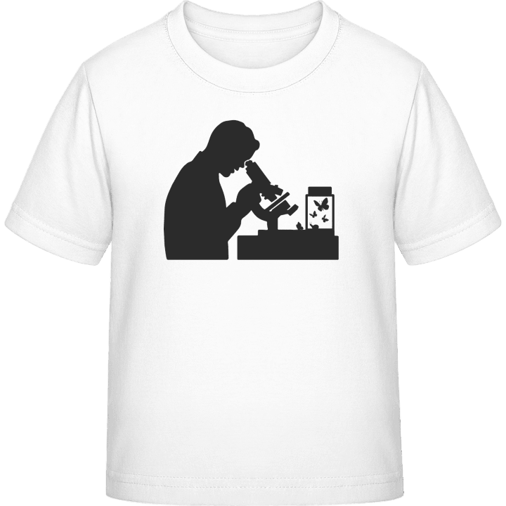 Biologist Silhouette Kids T-shirt contain pic
