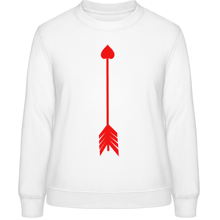 Love Arrow Valentine Sweatshirt för kvinnor contain pic