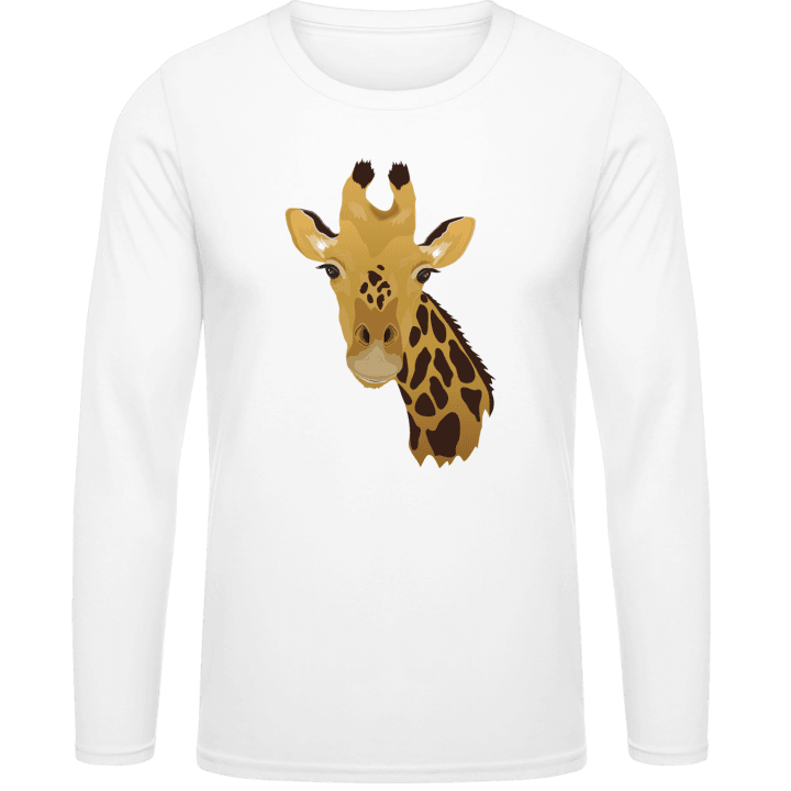 Giraffe Head Realistic Long Sleeve Shirt 0 image