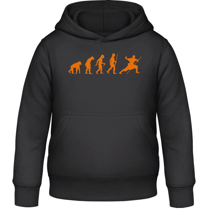 Kung Fu Evolution Kids Hoodie contain pic