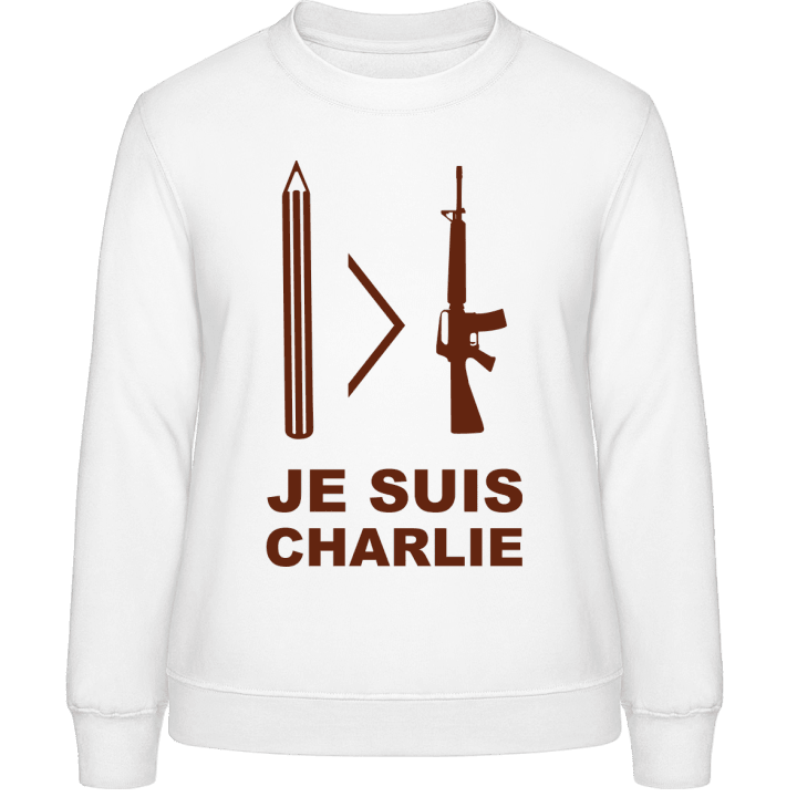 Pressefreiheit Frauen Sweatshirt contain pic