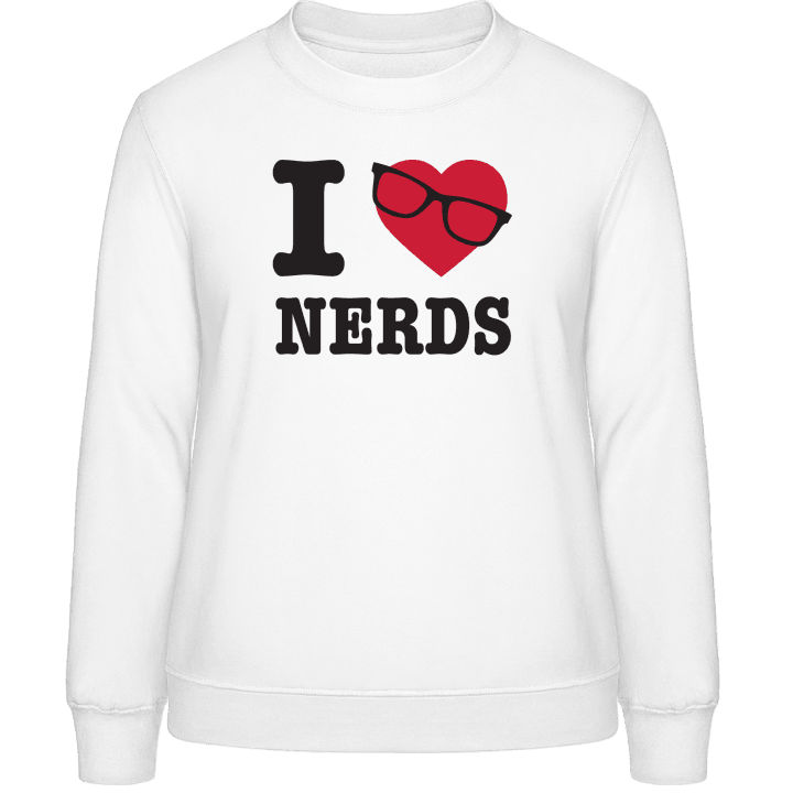 I Love Nerds Frauen Sweatshirt contain pic