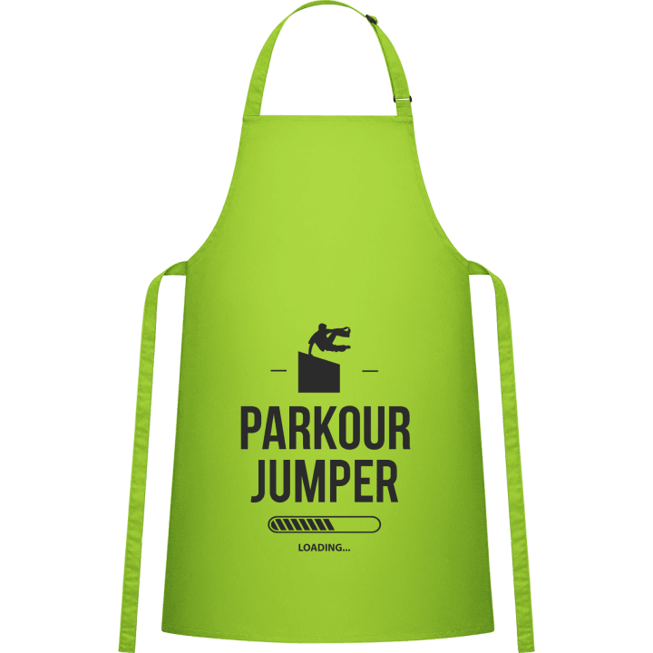 Parkur Jumper Loading Tablier de cuisine contain pic