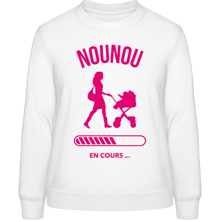 Nounou en cours Frauen Sweatshirt contain pic