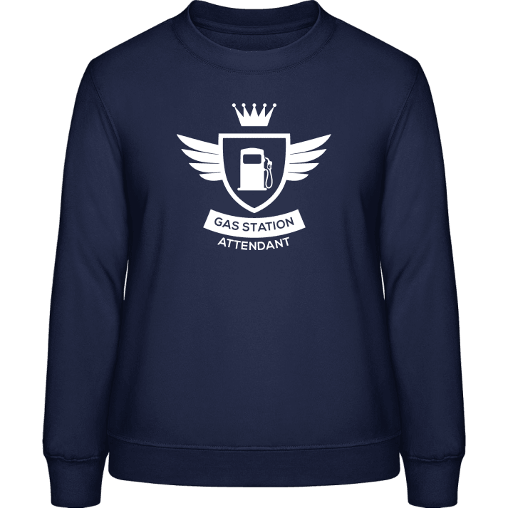 Gas Station Attendant Coat Of Arms Winged Women Sweatshirt contain pic