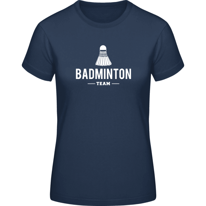 Badminton Team T-skjorte for kvinner contain pic