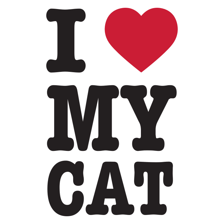 I Love My Cat Naisten t-paita 0 image
