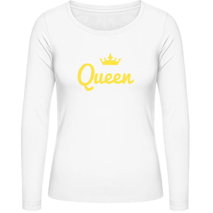Queen with Crown Langærmet skjorte til kvinder 0 image