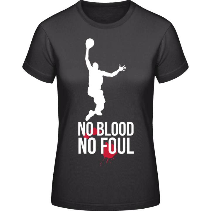 No Blood No Foul T-shirt för kvinnor contain pic